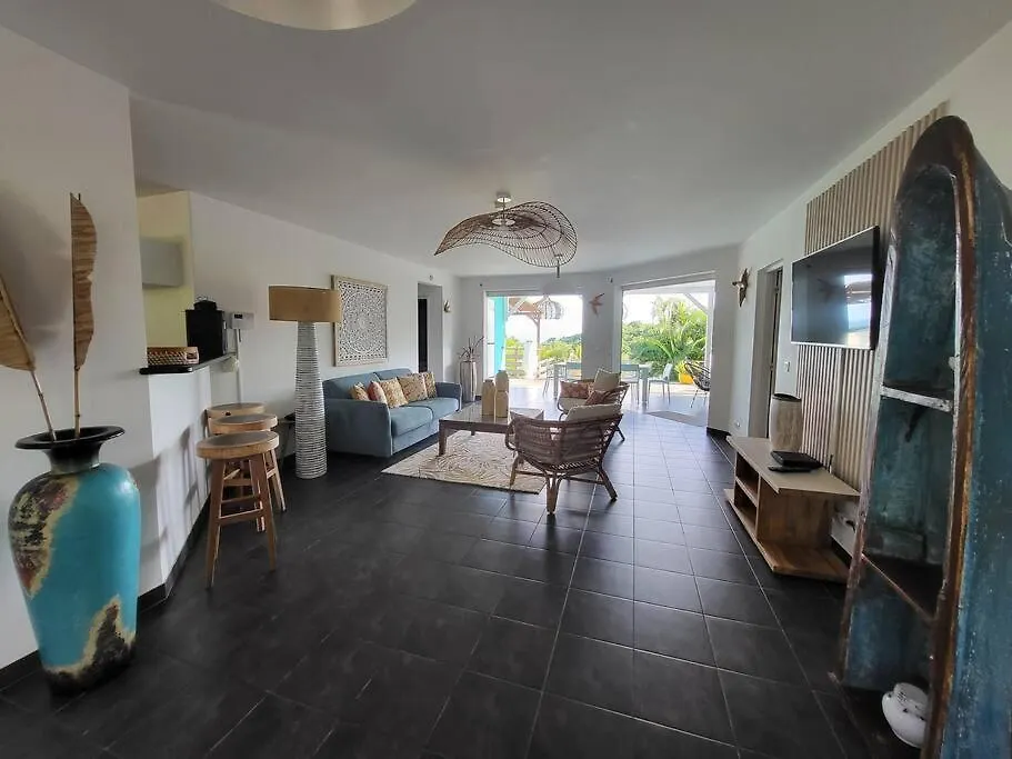 Villa Bwa Sasha Calme Vue Mer Et Plage A 2 Min Ле-Диаман Мартиника