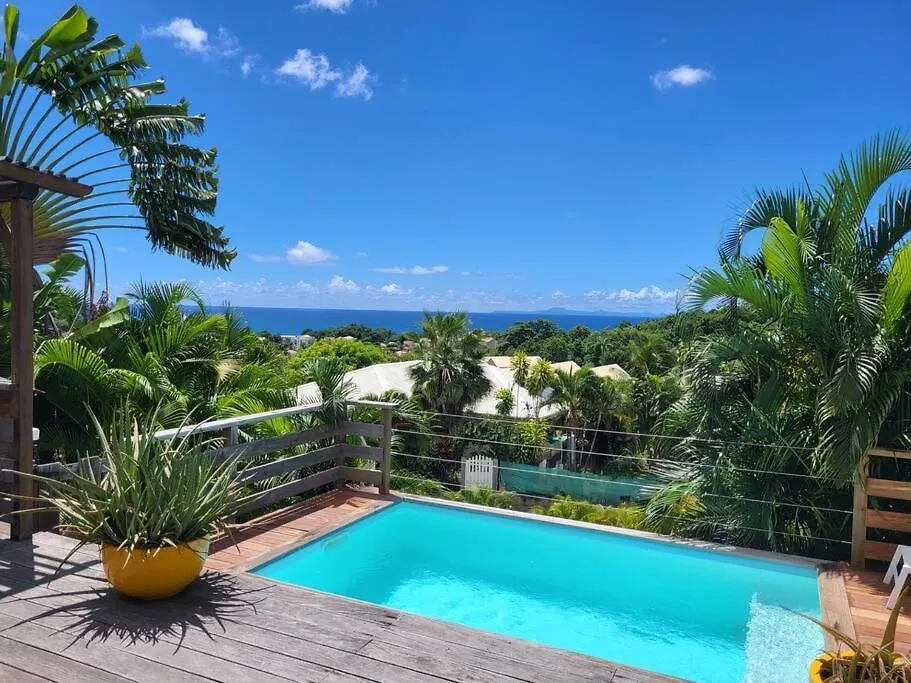 Villa Bwa Sasha Calme Vue Mer Et Plage A 2 Min Le Diamant Martinique